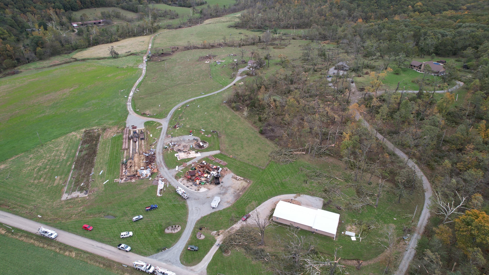 Major Tornado Damage in Several Counties