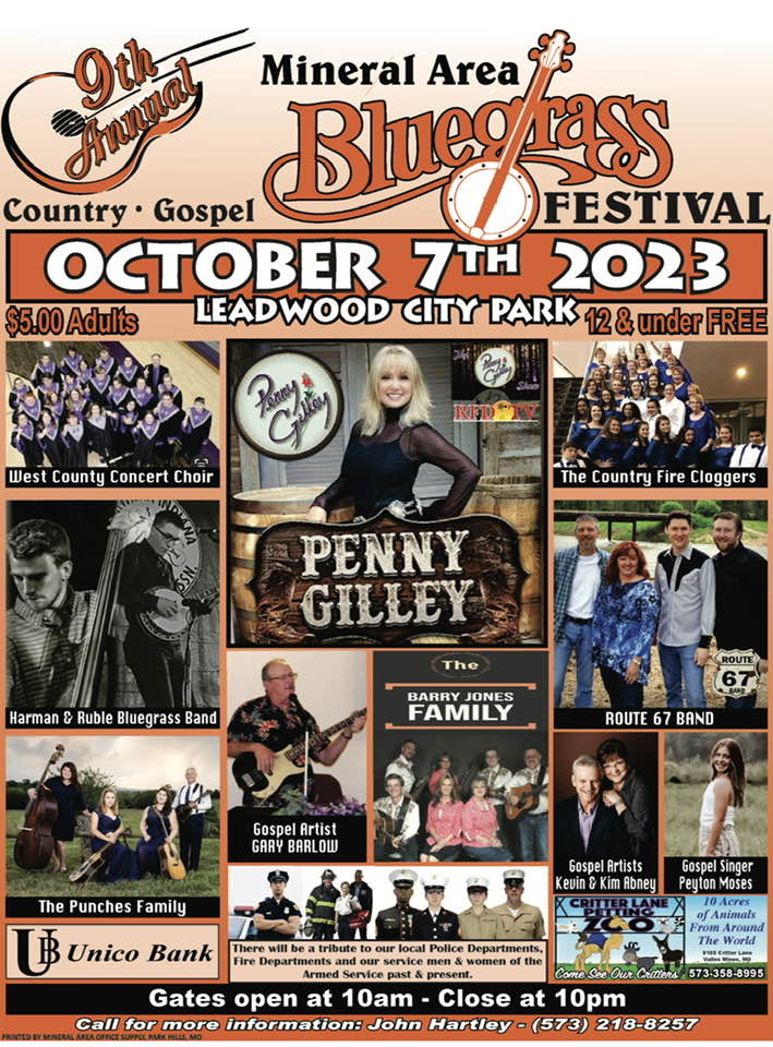 Country Gospel Bluegrass Festival Time