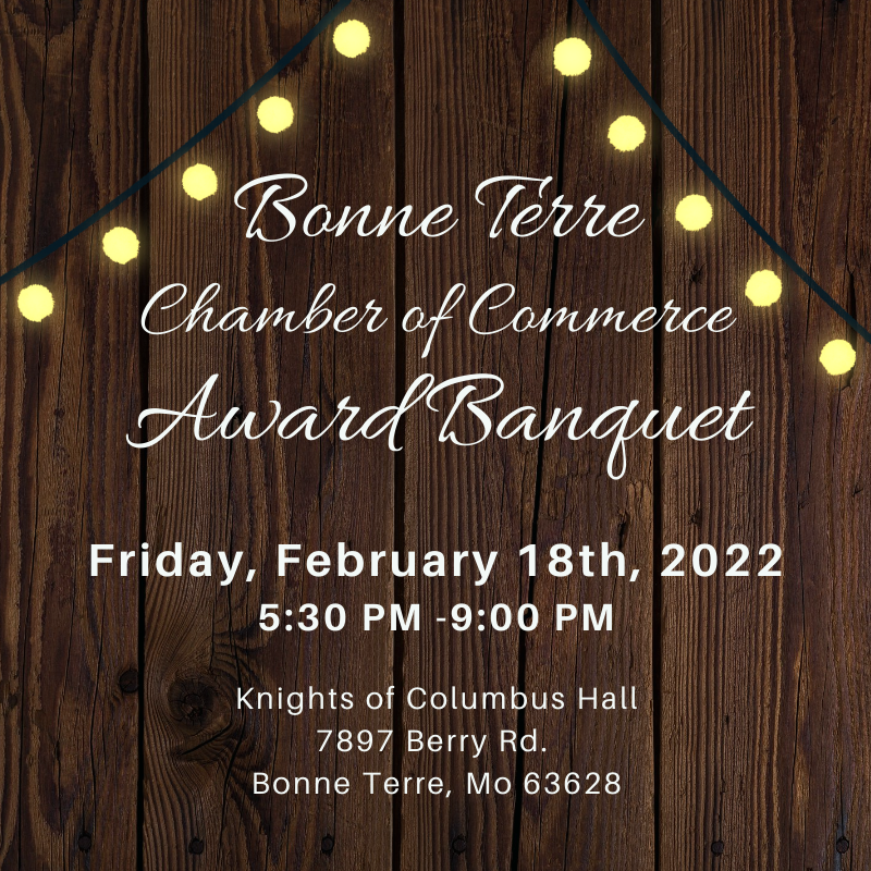 Bonne Terre Chamber Awards Banquet Rescheduled