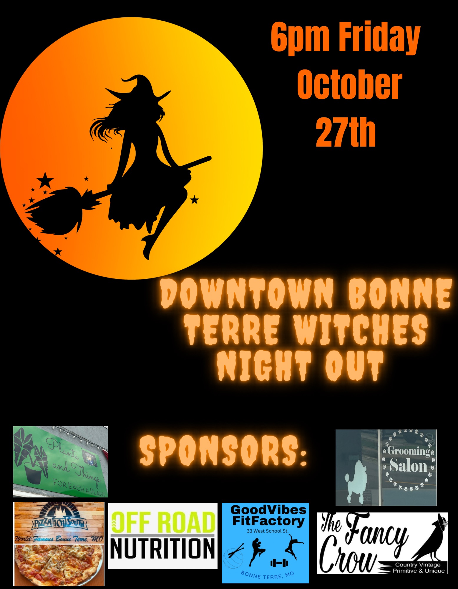Downtown Bonne Terre Witches Night Out