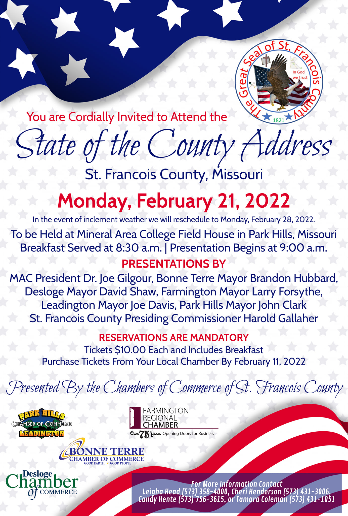 State of the County Address Soon