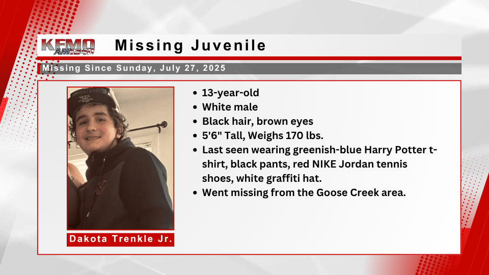 13-Year-Old Dakota Trenkle Jr. Missing