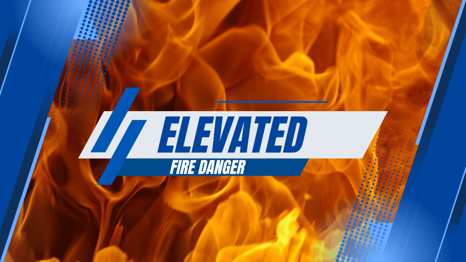 Elevated Fire Danger Across the Parkland Today