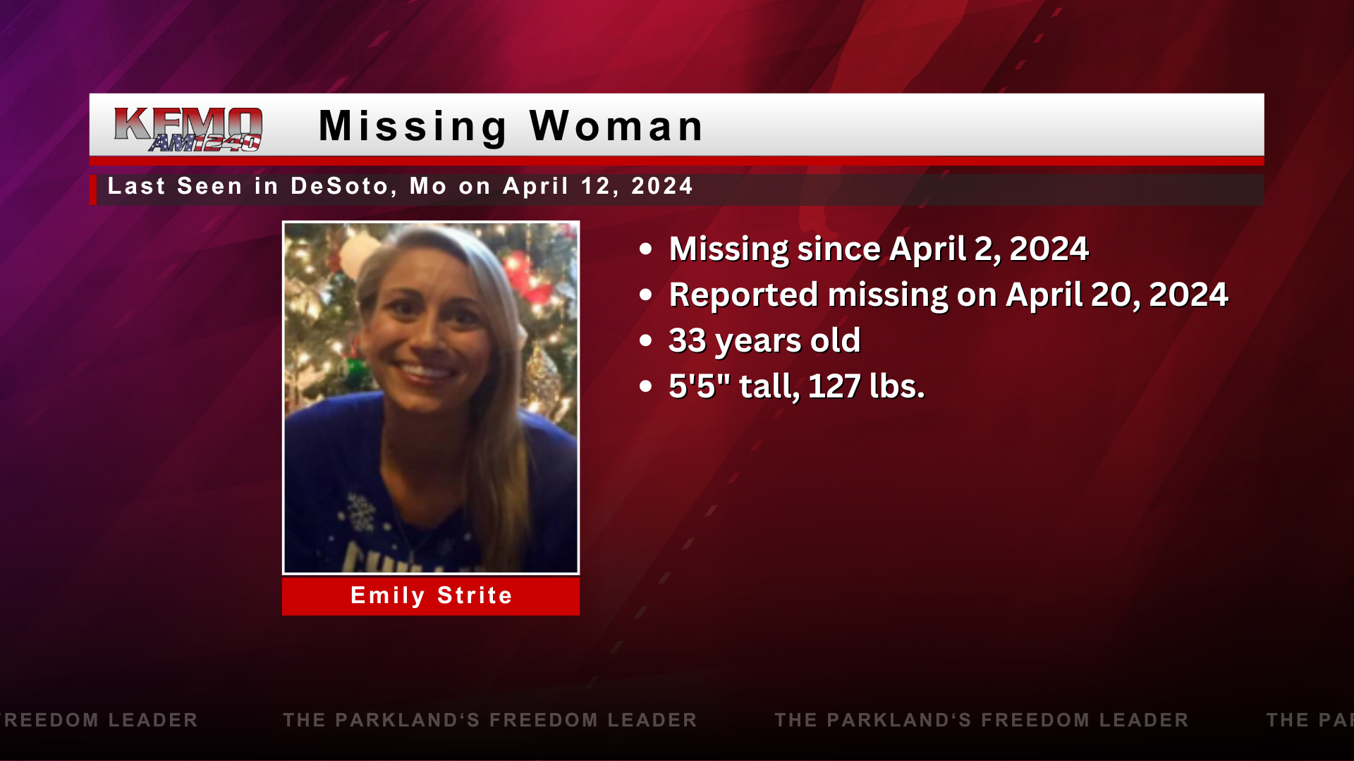 Authorities Continue Search for Missing Woman