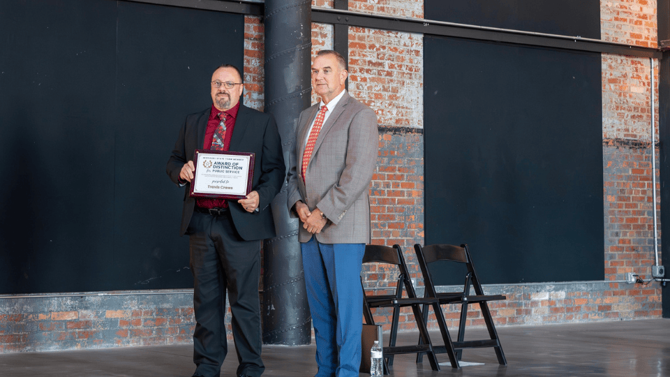 Farmington Correctional Deputy Warden Travis Crews Honored with State Award