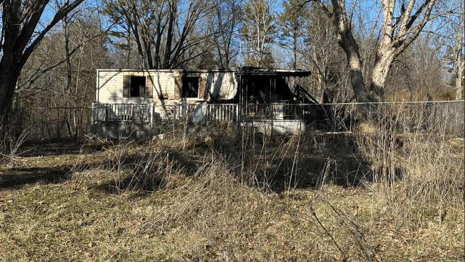 Firefighters Battle Large Blaze on State Highway AA in Washington County