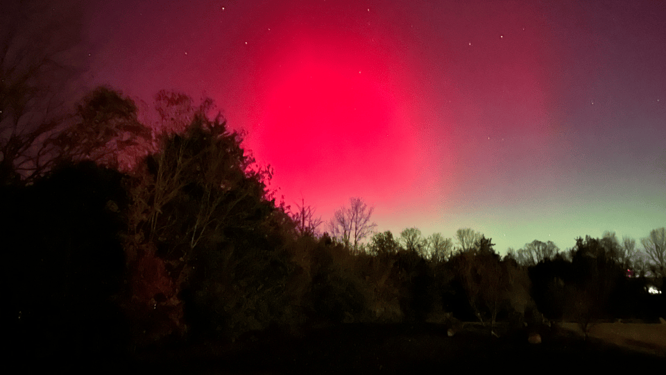 Northern Lights Dance Over the Parkland Tuesday Night