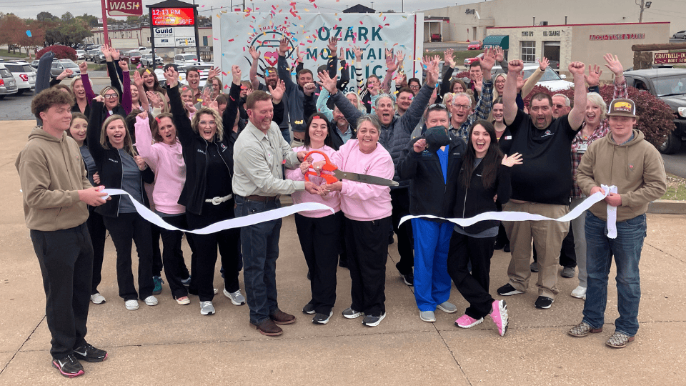 Ozark Mountain Clinic Holds Ribbon Cutting Ahead of Official Opening