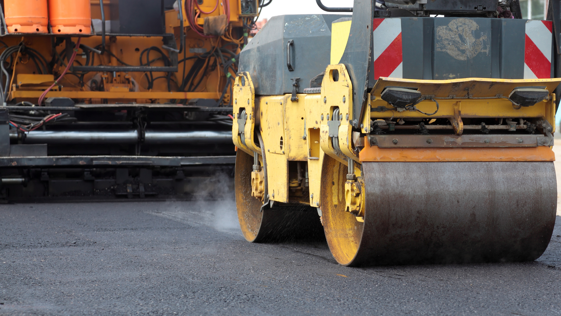 Milling Farmington Streets for Paving