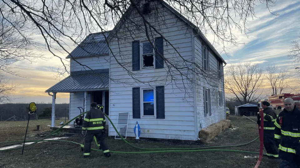 Structure Fire on Highway AA Extinguished After Multi-Agency Response