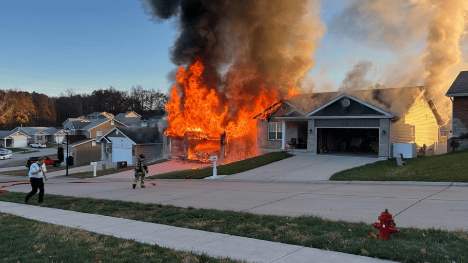 Two Homes Damaged in Early Morning Fire in Herculaneum