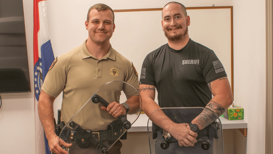 Washington County Deputies Receive Ballistic Shields Through Community Donation