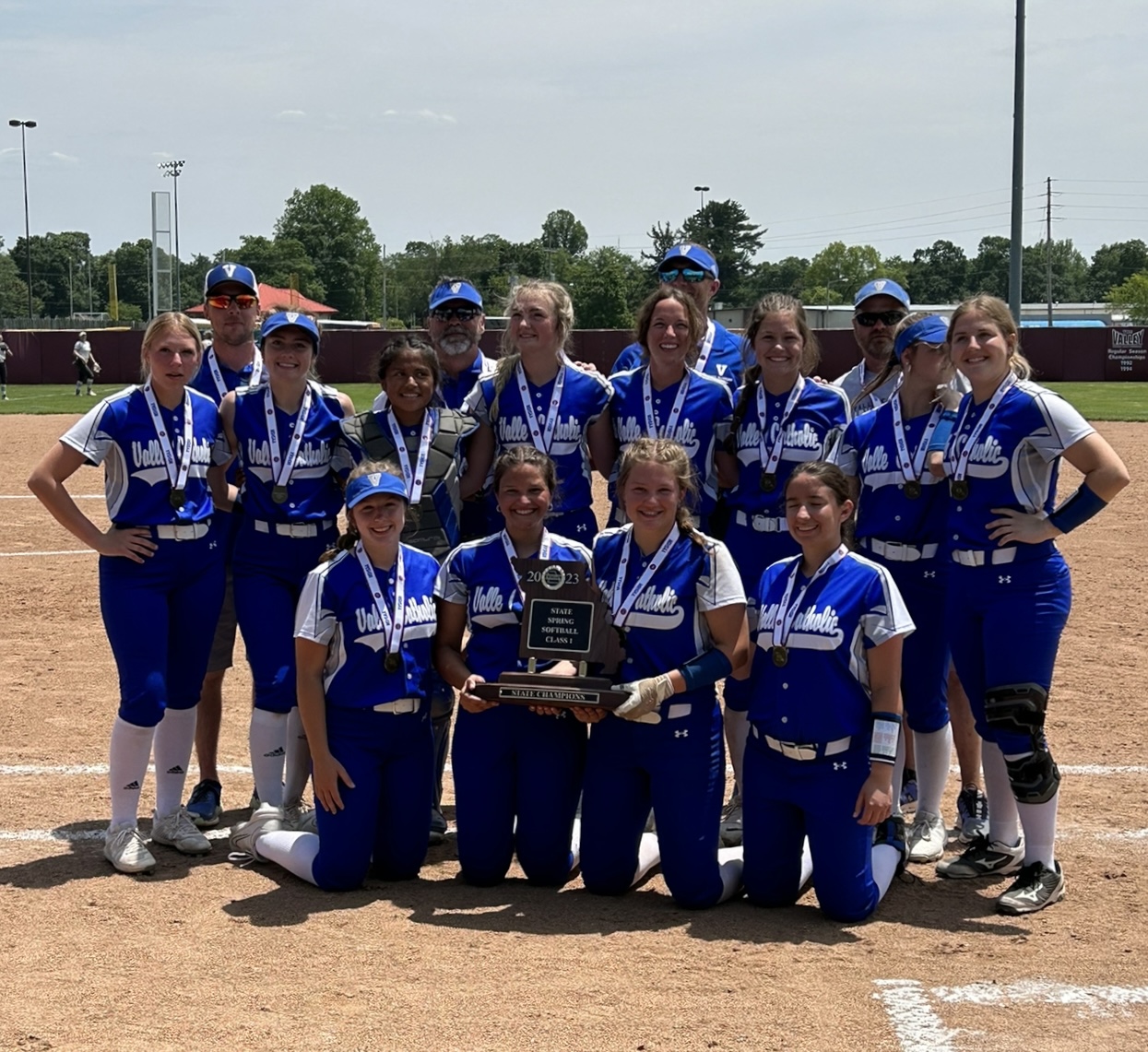 Valle Catholic Lady Warriors Softball Capture First State Title in Program History