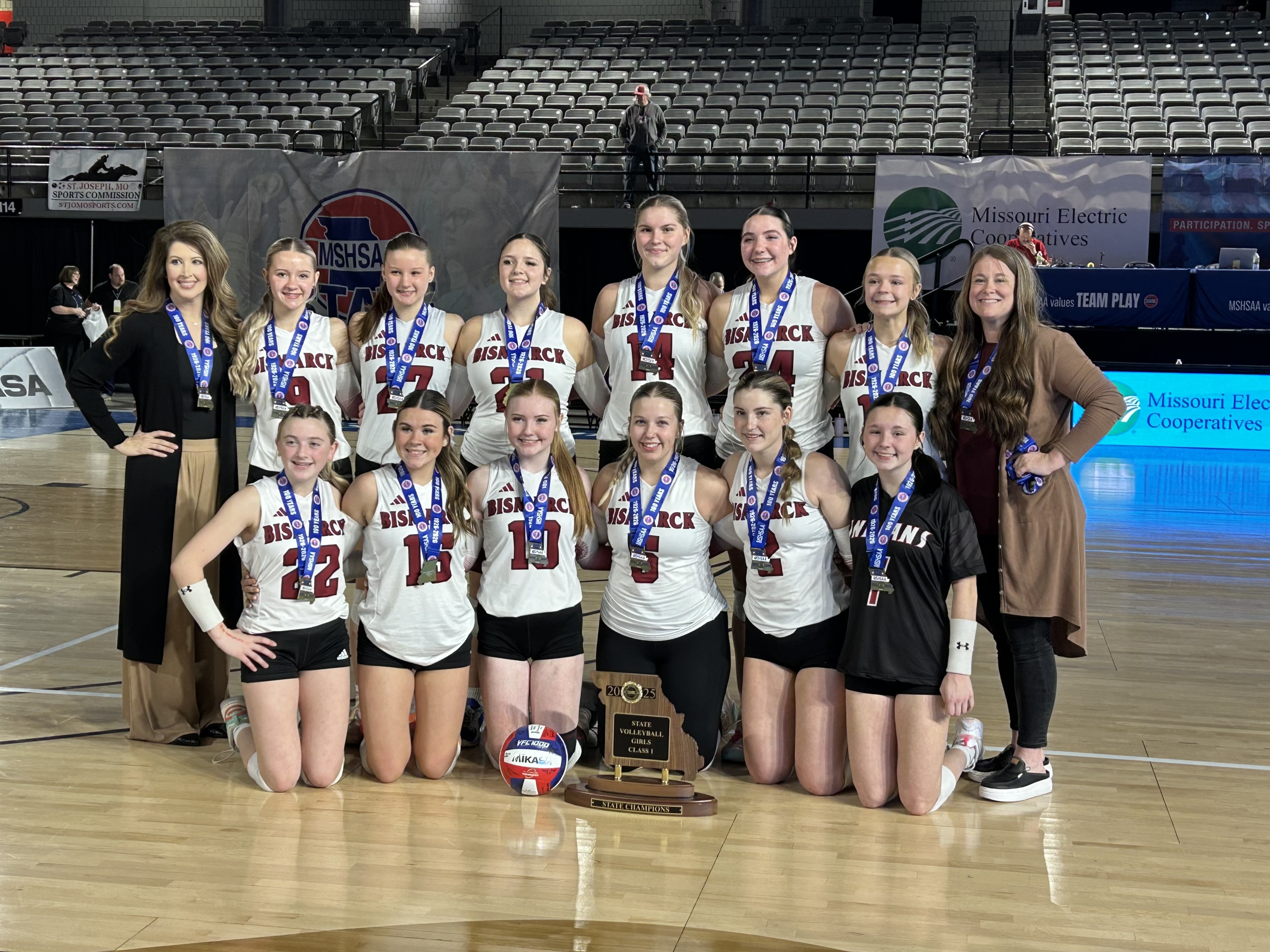Bismarck Lady Indians Capture First State Title; Faced Match-Point Twice