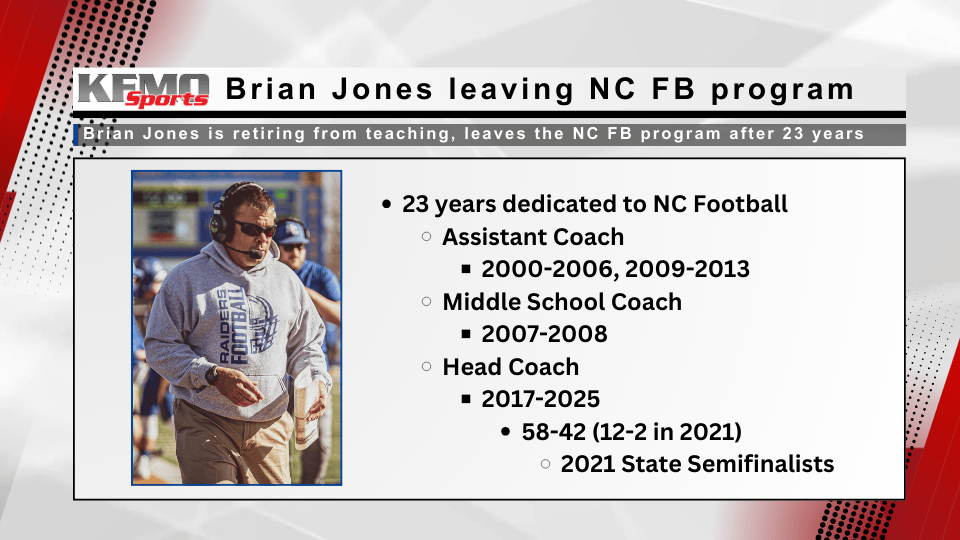 Brian Jones Retiring After 23 Years in North County Football Program