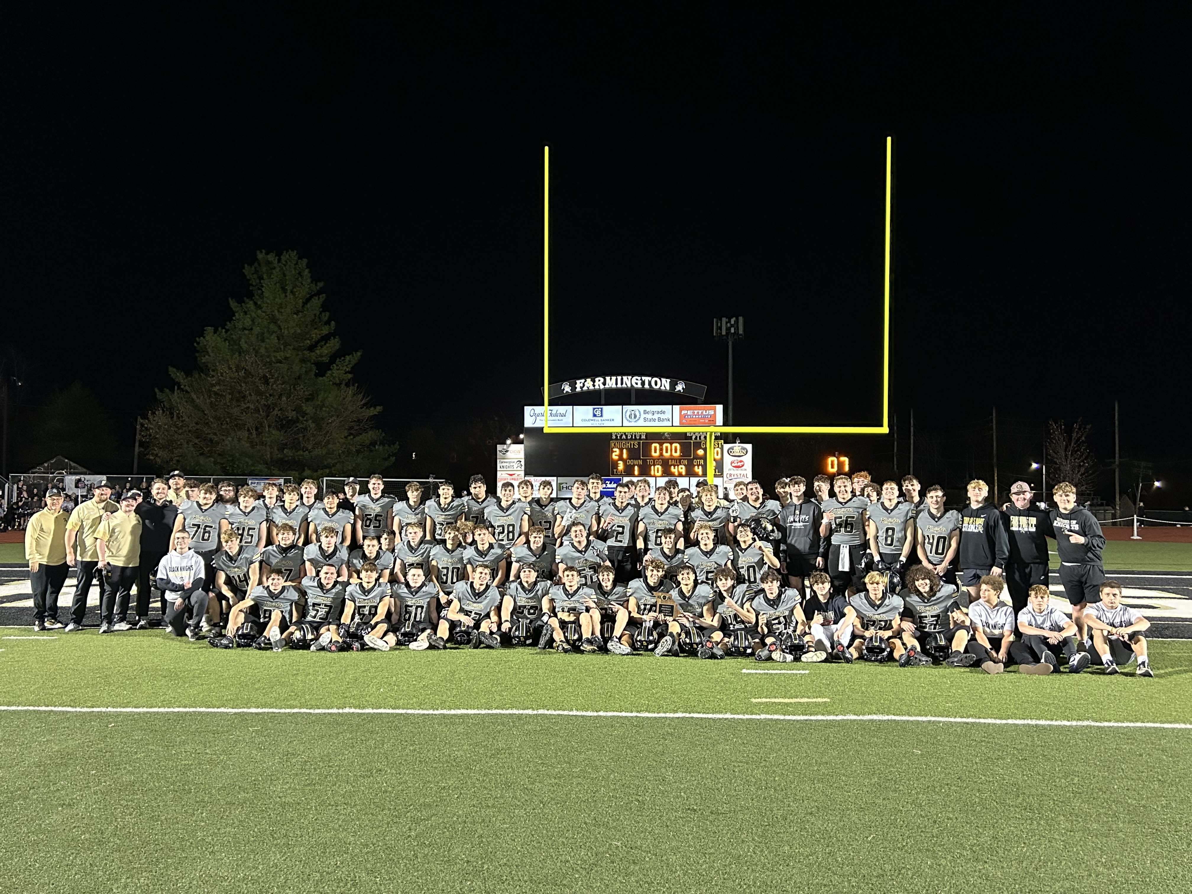 Farmington Knights Defense Holds Tight, Shuts out Cape Central in District Title Match